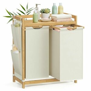 2 rekeszes szennyestartó kosár kép