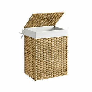 Műanyag szennyestartó kosár, 45, 5 x 32 x 61cm kép