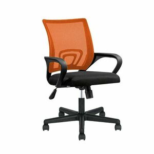 Karfás irodai forgószék több színben-narancssárga kép