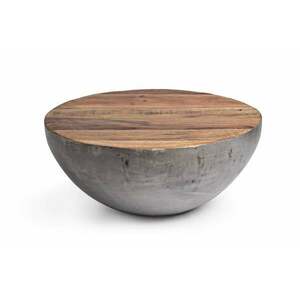 LANCASTER szürke dohányzóasztal 70cm átmérő kép