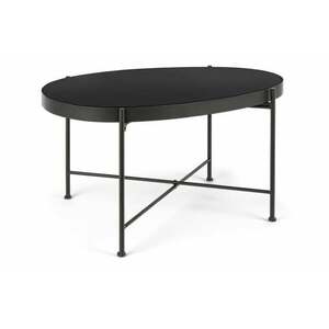 RASHIDA fekete dohányzóasztal 70x46 kép