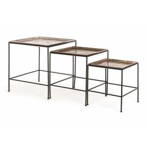 AMIRA 3 részes négyzetes dohányzóasztal V1 kép