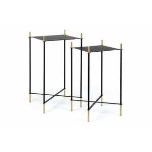 ANISHA magas négyzetes dohányzóasztal 2 részes kép