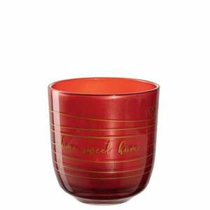 LEONARDO DECORA viharlámpa 16, 4cm "home sweet home", piros kép