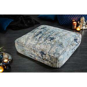 ABSTRAKT kék pamut ülőpárna kép