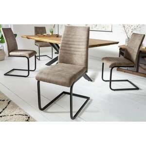 APARTMENT szürkésbarna mikroszálas szék kép