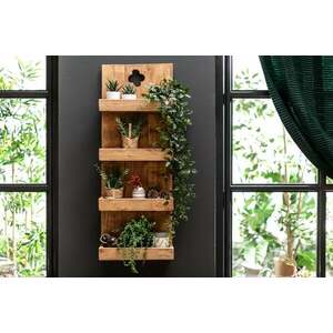 HEMINGWAY barna mahagóni falipolc kép