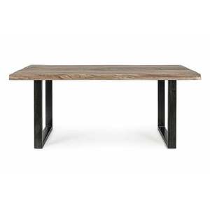 NOTTINGHAM 8 személyes barna akácfa étkezőasztal kép