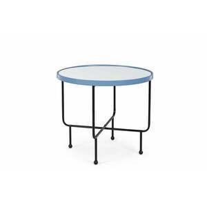 PAINTER kék acél dohányzóasztal 58cm kép