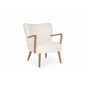 MORITZ fehér 100% polyester fotel kép