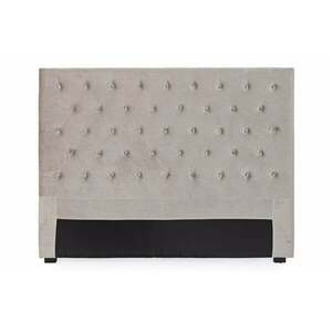 CASPAR bézs bársony ágyvég kép