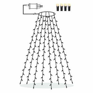 Fényfüzér karácsonyi mintával, izzók száma 160 db, hosszúság 200 cm Serie LED – Star Trading kép