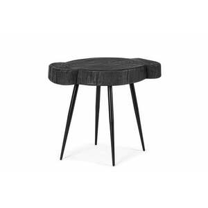 ZAKIA fekete akácfa lerakóasztal 45cm kép