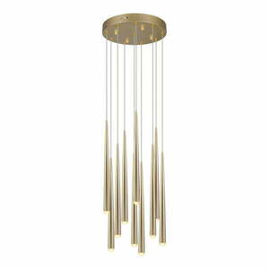 Aranyszínű LED függőlámpa ø 30 cm Cala – Trio Select kép