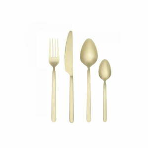 Aranyszínű rozsdamentes acél evőeszköz készlet 16 db-os Stella – Blomus kép