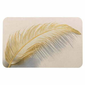 Világosbarna fürdőszobai kilépő 50x80 cm Angelica – douceur d'intérieur kép