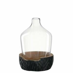 LEONARDO CASOLARE BOTTLE váza 30cm fa alapon kép