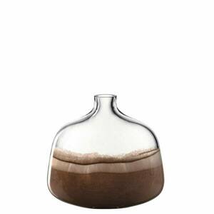 LEONARDO CASOLARE váza 25cm, barna-színtelen kép