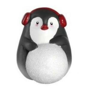 LEONARDO CALDO pingvin figura 8cm fülvédővel kép