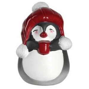 LEONARDO CALDO pingvin figura 15cm sapkával kép