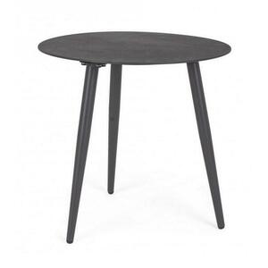 RIDLEY fekete kerti lerakóasztal 50cm kép