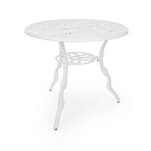 VICTORIA fehér kerti étkezőasztal 80cm kép