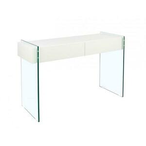 WHITE WOOD fehér mdf konzolasztal kép