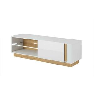 CITY fehér és barna mdf tv szekrény 138cm kép