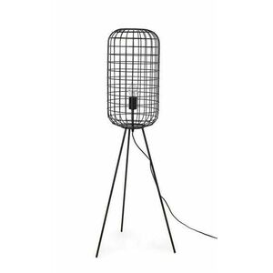 CHIC fekete acél állólámpa kép