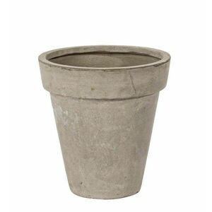 SAND szürkésbarna kerek virágcserép kép