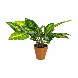 DIEFFENBACHIA zöld műanyag művirág 45cm kép
