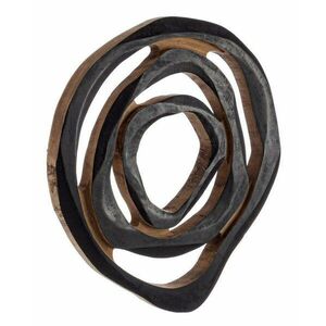 LENWOOD II fekete suarfa fali dekoráció kép