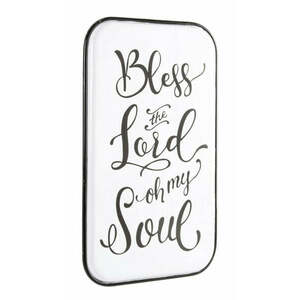 SOUL fekete acél fali dekoráció kép