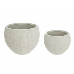 BRUSH II szürke 2 darabos virágcserép szett kép