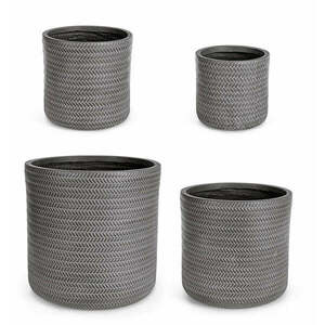 TRESSAGE szürke 4 darabos virágcserép szett kép