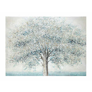 VILLAGE X fehér vászon festmény kép