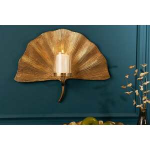 GINKGO arany alumínium gyertyatartó kép