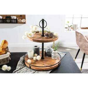 PURE NATURE barna akácfa kínálótál 38 cm kép