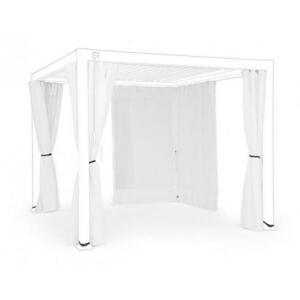 OCEAN fehér kültéri árnyékoló és szúnyogháló pergolához 3x3 m kép