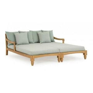 BALI zöld teakfa napozóágy kép