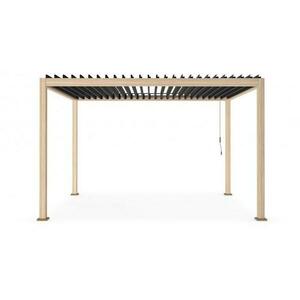 OCEAN sonoma tölgy pergola 3x4 m kép