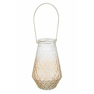 IMPERIAL bézs üveg gyertyatartó kép