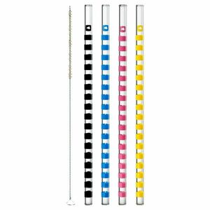 LEONARDO BRERA szívószál szett tisztítókefével 5részes kép