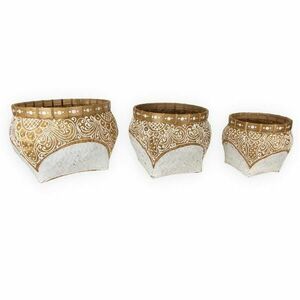 ADELIA fehér bambusz kosár M kép