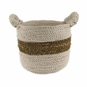 BINGIN fehér tengerifű tároló kosár M kép