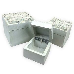 DELAPAN fehér tárolódoboz L kép