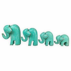 GAYAH türkiz elefánt szobor S kép
