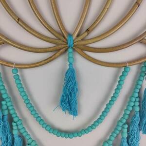 LÓTUSZ türkiz fali dekoráció kép