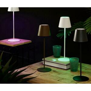 ETNA RGB fehér acél kültéri lámpa kép