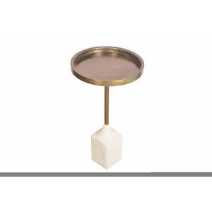 TRAYFUL arany márvány dohányzóasztal 55cm kép